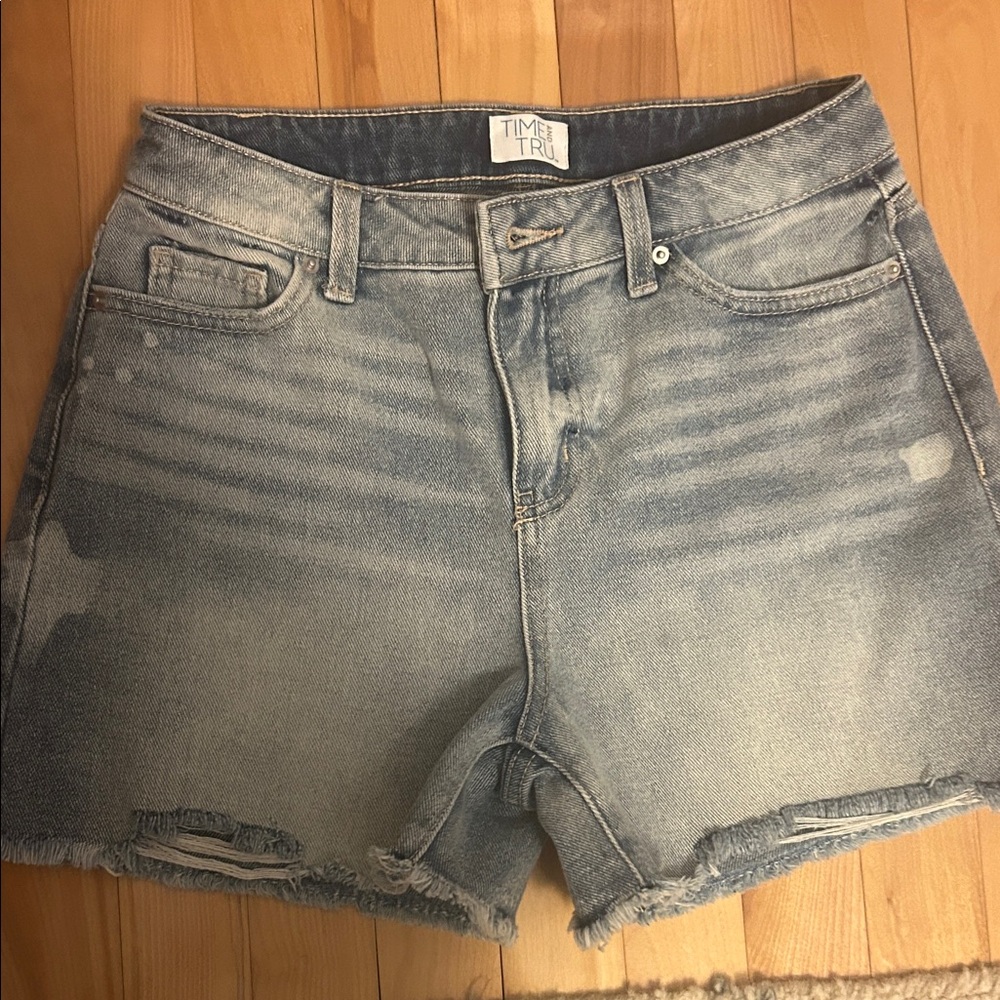 Time and Tru Women's Light Blue Jean Shorts